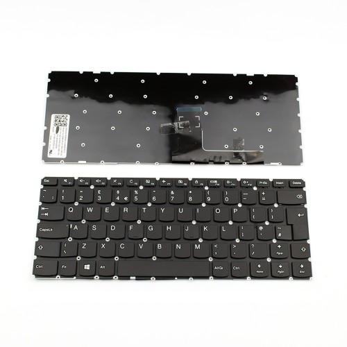 Πληκτρολόγιο Laptop keyboard για Lenovo Ideapad 310-14 BLACK WITHOUT FRAME UK (--Big Enter) - 9Z.NCRSN.00U SN20K93009