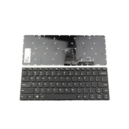 Πληκτρολόγιο Laptop keyboard για Lenovo Ideapad 310-14 BLACK WITHOUT FRAME US (--Small Enter) - 9Z.NCRSN.001 SN20K93009