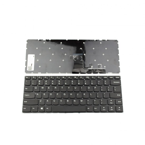 Πληκτρολόγιο Laptop keyboard για Lenovo Ideapad 310-14 BLACK WITHOUT FRAME US (--Small Enter) - 9Z.NCRSN.001 SN20K93009