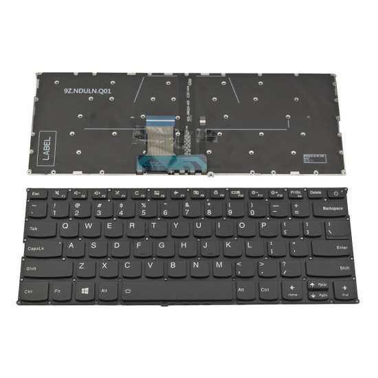 Πληκτρολόγιο Laptop keyboard για Lenovo Ideapad 320s-13ikb 720s-14ikb Yoga 720-13IKB Black Without Frame With Backlit US (--Small Enter) - SN20M61511 LCM16K5 PK131YJ1C00 9Z.NDULN.Q01