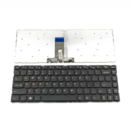 Πληκτρολόγιο Laptop keyboard για Lenovo Y700-14ISK BLACK WITHOUT FRAME US (SMALL ENTER) - SN20H56068 PK131061B00 MP-13L33US-6862