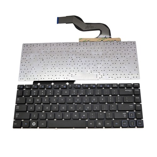 Πληκτρολόγιο Laptop keyboard για SAMSUNG RV411 RV412 RV415 RV420 BLACK US(Small Enter) Without FRAME - V122960BS1-US 9Z.N5PSN.301
