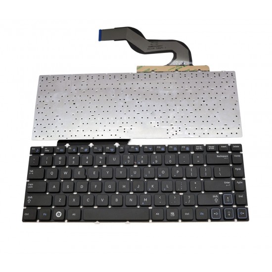 Πληκτρολόγιο Laptop keyboard για SAMSUNG RV411 RV412 RV415 RV420 BLACK US(Small Enter) Without FRAME - V122960BS1-US 9Z.N5PSN.301