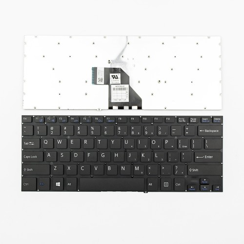 Πληκτρολόγιο Laptop keyboard για SONY VAIO SVF 14 BLACK WITHOUT FRAME US (Small ENTER) - V141506AS1VI AEHK8R010103A