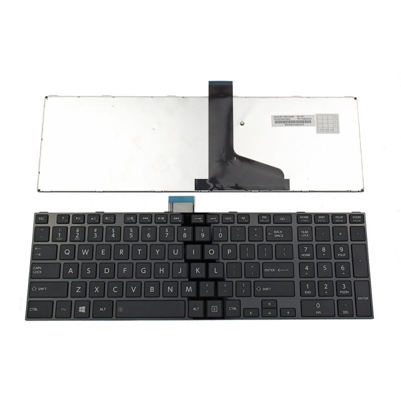 Πληκτρολόγιο Laptop keyboard για Toshiba Satellite C850 C850D C855 C855D C870 C870D C875 C875D L850 L850D L855 L855D L870 L870D L875 L875D L950 L950D L955 L955D P850 P855 P870 P875 S850 S855 S855D S870 S875 S875D S950 S950D S955 S955D Qosmio X870 X875 Bla