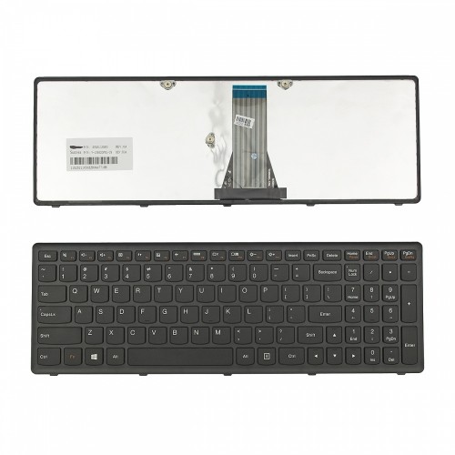 Πληκτρολόγιο Laptop keyboard για Lenovo IdeaPad G500S G505S S500 S510p Flex 15 Black Frame Black US - 25211080 25211020 T6E1-US 9Z.NAFSW.K01