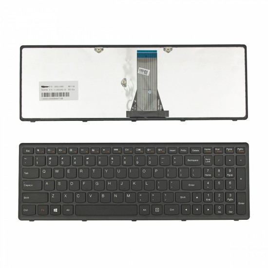 Πληκτρολόγιο Laptop keyboard για Lenovo IdeaPad G500S G505S S500 S510p Flex 15 Black Frame Black US - 25211080 25211020 T6E1-US 9Z.NAFSW.K01