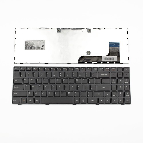 Πληκτρολόγιο Laptop keyboard για Lenovo Ideapad 100-15 100-15IBY Black Frame Black US - NSK-BR0SN 25214785 9Z.NCLSN.001