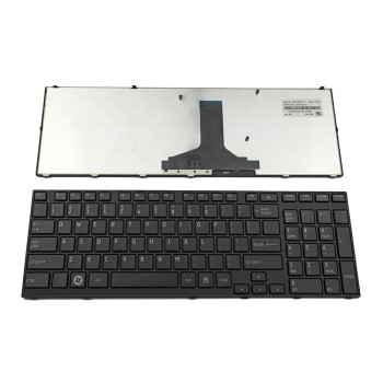 Πληκτρολόγιο Laptop keyboard για Toshiba Satellite A660 A660D US Glossy Black - PK130CX1C00 PK130CX2B00 MP-09N53US6698 9Z.N4YGC.101