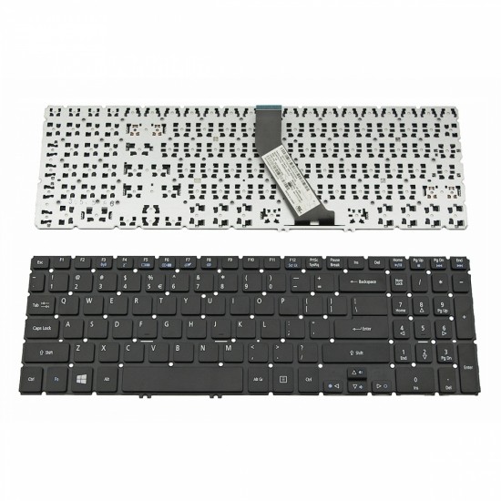 Πληκτρολόγιο Laptop keyboard για Acer Aspire V5-572 V5-552 V5-573 WITHOUT FRAME Black US - NK.I1717.0BD