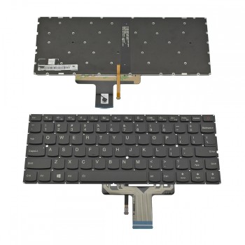 Πληκτρολόγιο Laptop keyboard για Lenovo IdeaPad 710S-13IKB 710S-13ISK Black Without Frame US With Backlit (--Small Enter) - SN20K82366 V-154420BS1