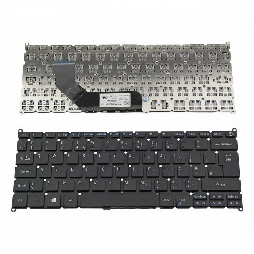 Πληκτρολόγιο Laptop keyboard για Acer Swift 3 SF314-41 SF314-52G SF314-53G SF314-55G SF314-56G Swift 5 SF514-51 SF514-51G Black Without Frame UK (--Big Enter) - NK.I131S.03L PK131JL1B09