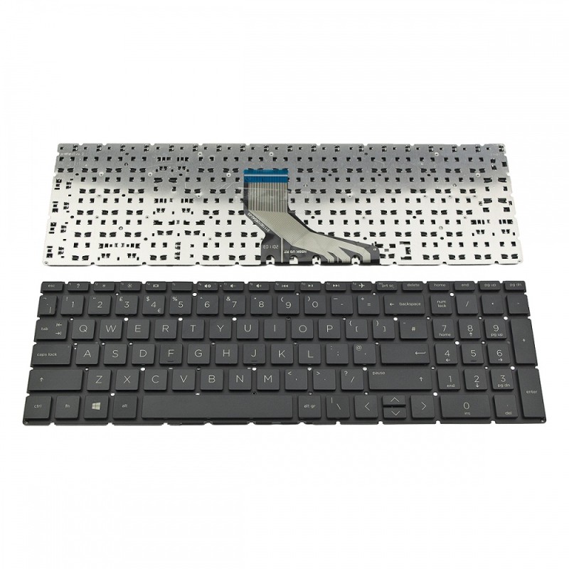 Πληκτρολόγιο Laptop keyboard για HP 250 G7 255 G7 Pavilion 15-DA 15-DB 15-DK 15-CS Black Without Frame US (Small Enter) - PK1328B1B00 9Z.NEZSC.20U L20387-001