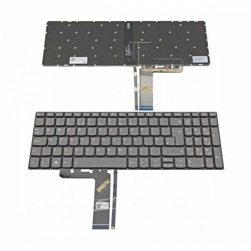 Πληκτρολόγιο Laptop keyboard για Lenovo IdeaPad 330-15IKB Ideapad 3-15IML05 TYPE 2 Gray Without Frame, Backlit UK (--Big Enter) - SN20N0459116 SN20M62955