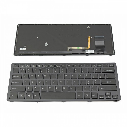 Πληκτρολόγιο Laptop keyboard για SONY VAIO SVF14N Series BLACK FRAME BLACK (With Backlit For win8) US -149263721US 9Z.NABBQ.401