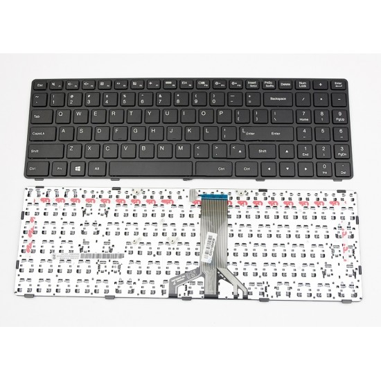 Πληκτρολόγιο Laptop keyboard για Lenovo B50-50 Ideapad 100-15ibd Black Frame Black US - SN20K41553 SN20J78609 PK1310E2A00 LCM15H2