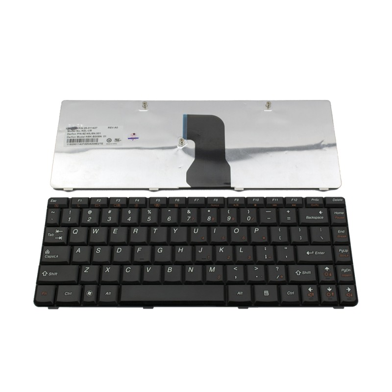 Πληκτρολόγιο Laptop keyboard για Lenovo G460 G465 series US Black - 25-011427 N2L-US 9Z.N5JSN.001 NSK-B30SN