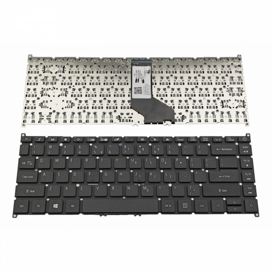 Πληκτρολόγιο Laptop keyboard για Acer Aspire A114-32 A314-21 A314-31 A314-32 A314-33 A314-41 A514-51 Black Without Frame US (--Small Enter) - NK.I1417.0EP AEZRTG00210