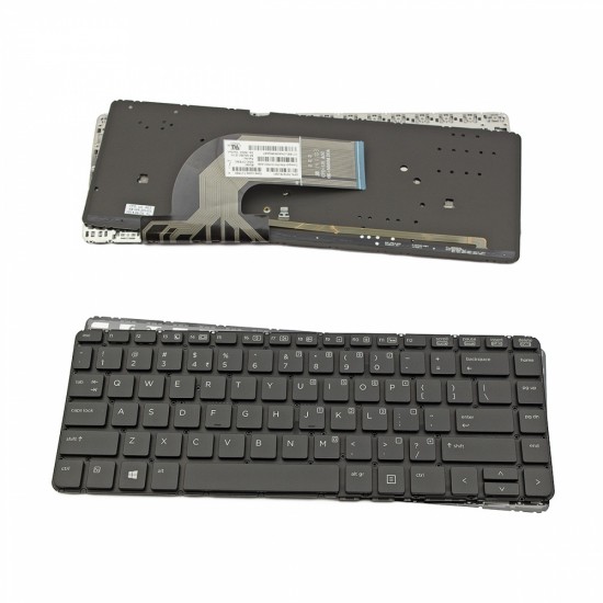 Πληκτρολόγιο Laptop keyboard για HP ProBook 430 G2 440 G0 440 G1 440 G2 445 G1 445 G2 640 G1 645 G1 Black Without Frame, Backlit Board US - 767476-D61 9Z.N9JBC.E1H PK1315D1A08