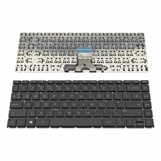 Πληκτρολόγιο Laptop keyboard για HP Pavilion 14-AL 14-CE 14-CK 14-CM 14-DG 14Q-CS X360 14-DH 340S G7 Black Without Frame UK (Small Enter) - L15600-031 L23239-031 9Z.NF2SV.60U