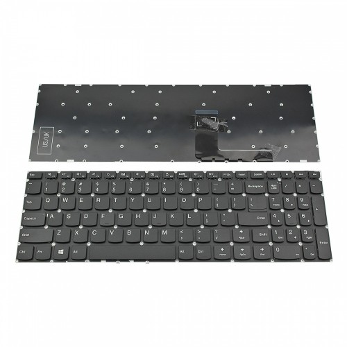 Πληκτρολόγιο Laptop keyboard για Lenovo Ideapad 310-15 310-15ISK 510-15ISK BLACK WITHOUT FRAME US (--Small Enter) - PK1311S2A05 PK1329A3A00 SN20M63110 PM5NR-US SN20K82452 SN20L32302 (Съвместима)