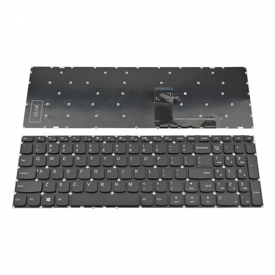 Πληκτρολόγιο Laptop keyboard για Lenovo Ideapad 310-15 310-15ISK 510-15ISK BLACK WITHOUT FRAME US (--Small Enter) - PK1311S2A05 PK1329A3A00 SN20M63110 PM5NR-US SN20K82452 SN20L32302 (Съвместима)