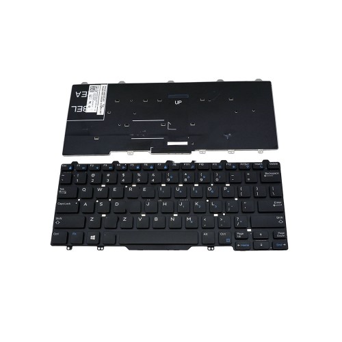 Πληκτρολόγιο Laptop keyboard για Dell Latitude 3340 3350 E5450 E5470 E5495 E7450 E7490 Black Without Frame US(Small Enter)  - 94F68 NSK-LKAUW