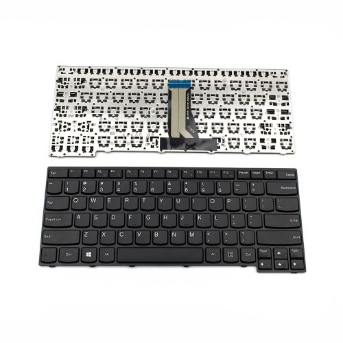 Πληκτρολόγιο Laptop keyboard για Lenovo E40-30 E40-45 E40-70 E40-80 E40-81 E41-70 BLACK FRAME BLACK US
