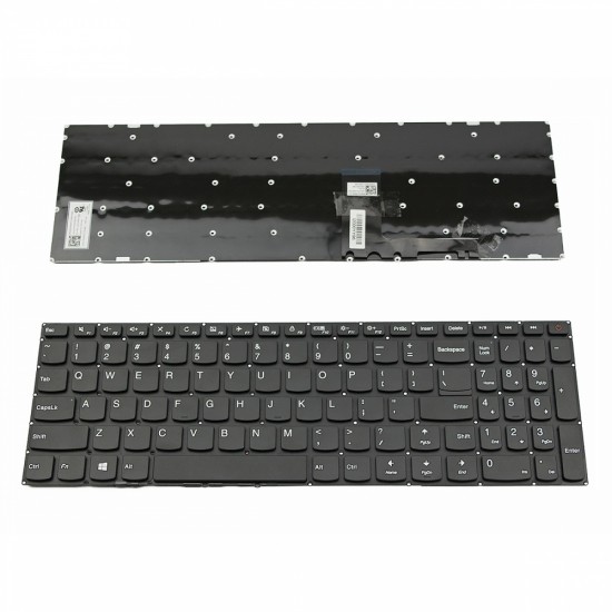 Πληκτρολόγιο Laptop keyboard για Lenovo Ideapad 110-15 110-15ACL 110-15AST 110-15IBR BLACK WITHOUT FRAME US (--Small Enter) - 9Z.NCSSN.201 PK1311S2A05 SN20K92937