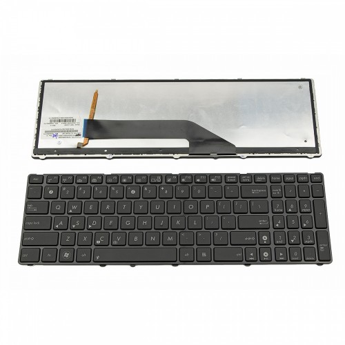 Πληκτρολόγιο Laptop keyboard για ASUS K50 K70 K72 K72DR K72F K72J BLACK US Backlit