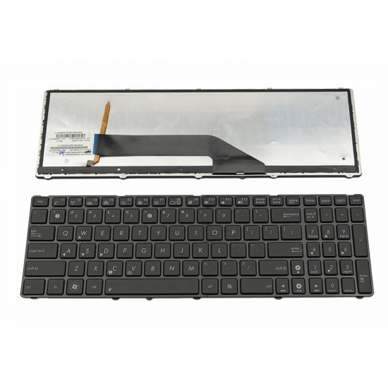 Πληκτρολόγιο Laptop keyboard για ASUS K50 K70 K72 K72DR K72F K72J BLACK US Backlit