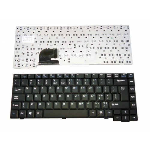 Πληκτρολόγιο Laptop keyboard για Fujitsu AMILO M7405 M7424 M7425 M1424 M1425 A1640 L1640 A7645 A7640 Black US - K021329K1 K020327A1 MP-03083US-360