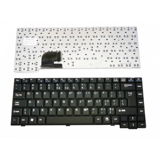 Πληκτρολόγιο Laptop keyboard για Fujitsu AMILO M7405 M7424 M7425 M1424 M1425 A1640 L1640 A7645 A7640 Black US - K021329K1 K020327A1 MP-03083US-360