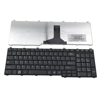 Πληκτρολόγιο Laptop keyboard για Toshiba Satellite C650 C655 C660 C670 C675 L650 L655 L670 L675 Series US Black MATT - NSK-TN0SV 9Z.N4WSC.001 PK130CK1A00 6037B0047802 MP-09N13US-698 K000110120