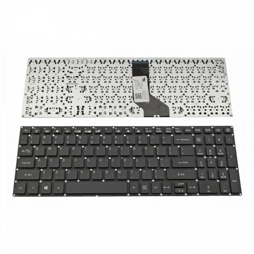 Πληκτρολόγιο Laptop keyboard για Acer Aspire A315-32 A315-33 A315-41 A315-53 Black Without Frame US (--Small Enter) - NK.I1517.08N PK1328Z3A10 AEZAGE00110