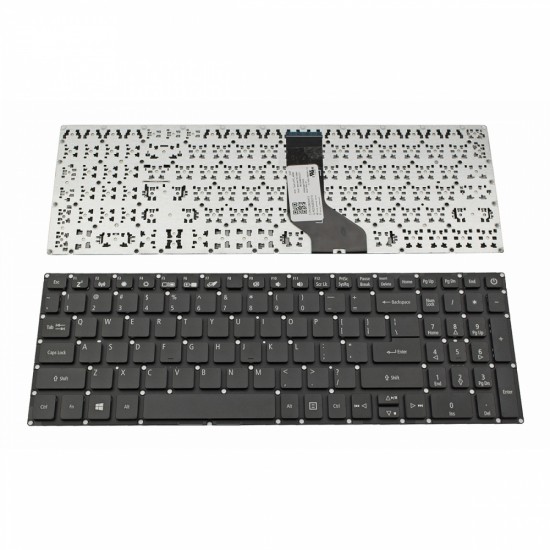 Πληκτρολόγιο Laptop keyboard για Acer Aspire A315-32 A315-33 A315-41 A315-53 Black Without Frame US (--Small Enter) - NK.I1517.08N PK1328Z3A10 AEZAGE00110