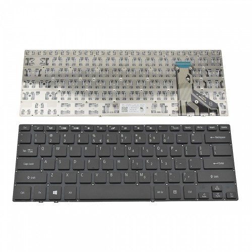 Πληκτρολόγιο Laptop keyboard για Acer Spin SP714-51 Black Without Frame US (Small Enter) - NK.I131S.05T AEZDVR00010