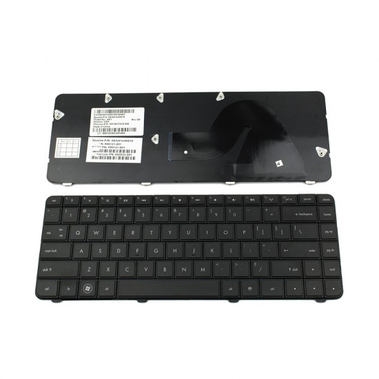 Πληκτρολόγιο Laptop keyboard για HP G42 G42-100 G42-200 G42-300 Compaq Presario CQ42 CQ42-100 CQ42-200 CQ42-300 BLACK US - AX1 NSK-HU0SQ 01 9Z.N4RSQ.001 AEAX1U00210 590121-001 MP-09J73US-920 AEAX1U00410 SG-52300-XUA 629292-001 2B-50801Q100