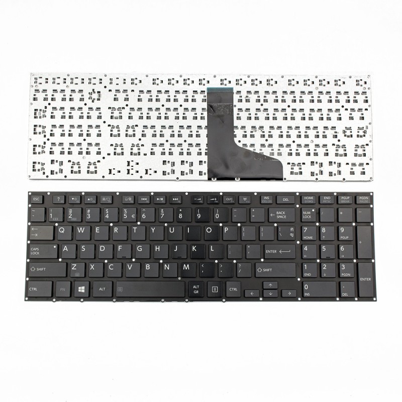 Πληκτρολόγιο Laptop keyboard για Toshiba Satellite P50 Qosmio X70-A X75-A X70-B WITHOUT FRAME BLACK GLOSSY US (SMALL ENTER) - 0KN0C34US13 NSK-TZ0SU 9Z.NALSU.001 H000047390