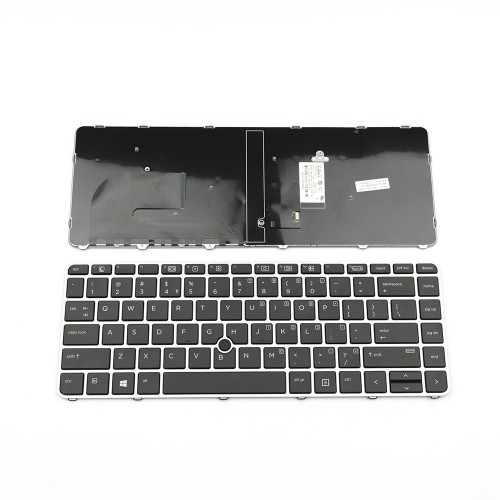 Πληκτρολόγιο Laptop keyboard για HP EliteBook 745 G3 840 G3 848 G3 GRAY FRAME BLACK With Pointing Stick US - 819876-001 6037B0113101