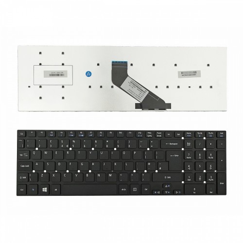 Πληκτρολόγιο Laptop keyboard για Acer Aspire 5830 5755 V3-571G V3-731 V3-771G V3-772 E1-522 E1-530 E1-532 E1-570 E1-572 E5-571 ES1-512 ES1-711 Black UK Without FRAME - KB.I170A.409 PK130N42A08 V121702AK4 UK