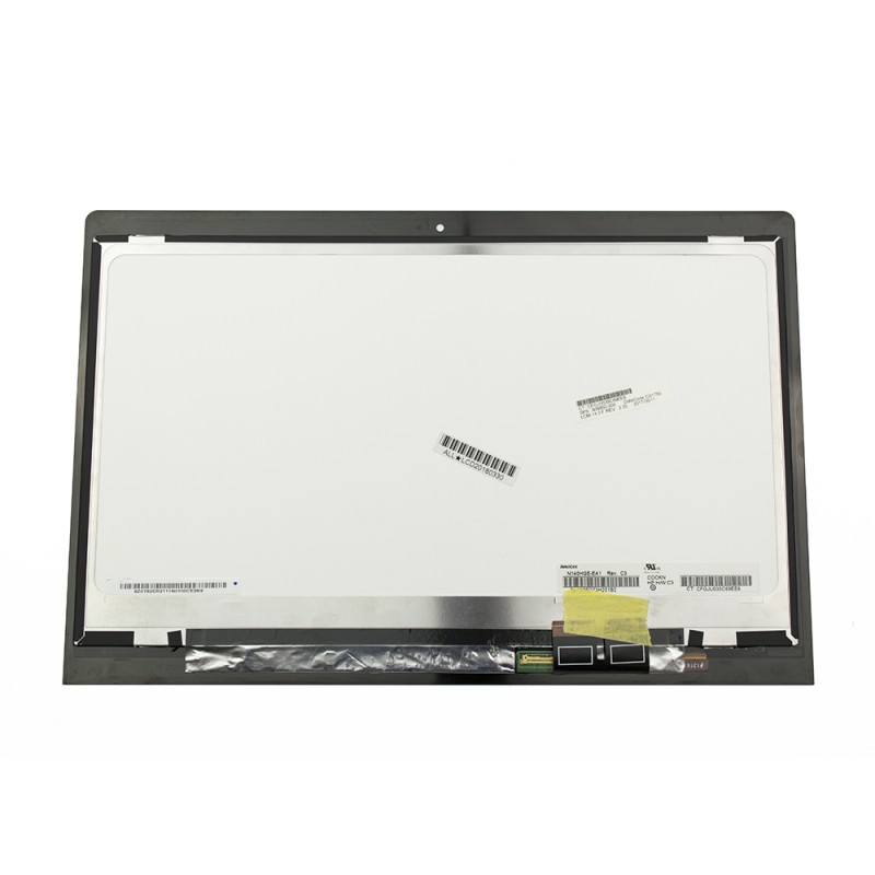 Assembly Οθόνη Laptop Screen + Touch Glass 14.0" 1920x1080 LED (eDP) B-Right 30 pin - N140HGE-EA1 Lenovo FLEX 4-1470 Yoga 510-14*