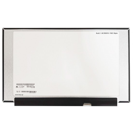 Οθόνη Laptop Screen 15.6" slim 30p HD 1366x768 no brackets B156XTN08.1 NT156FHM-N62 N156BGA-EB3 REV.C1 NT156FHM-N62 V8.0 V8.2 V8.3 V8.0 V8.3 NT156WHM-N48
