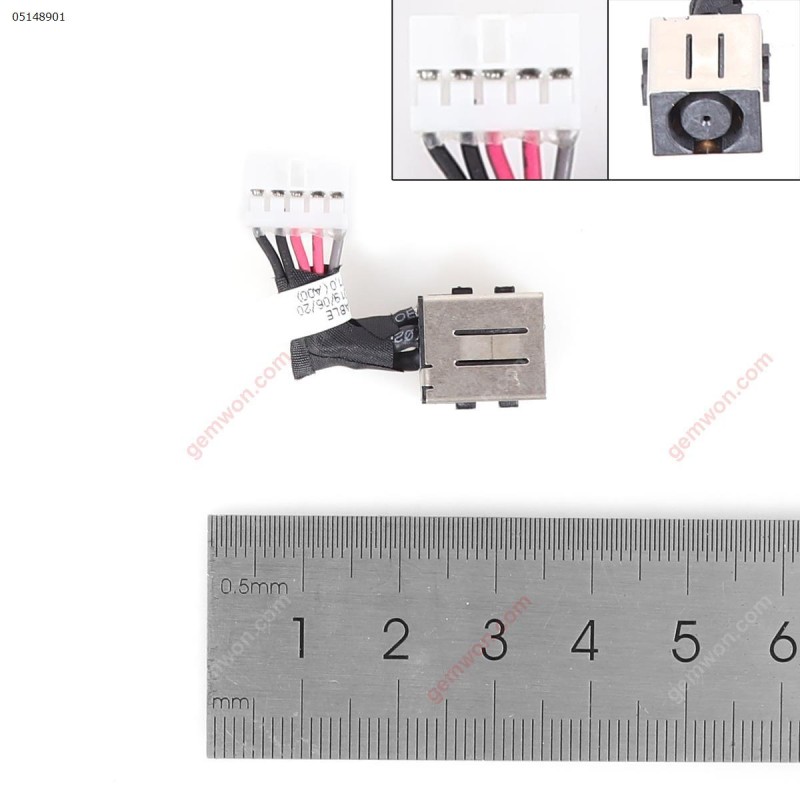 DC Power Jack Βύσμα Τροφοδοσίας Dell Precision 3520 DC30100YX00 098C6H