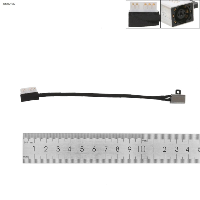 DC Power Jack Βύσμα Τροφοδοσίας Dell Vostro 3400 3500 3501 P90F 4VP7C 04VP7C DC301015T00 14CM