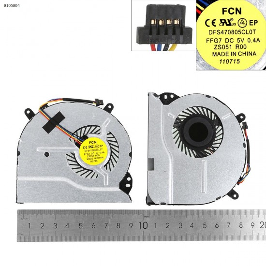 Fan Ανεμιστηράκι HP Sleekbook 14-B 15-B 14-1000 15-1000 702746-001 702747-001
