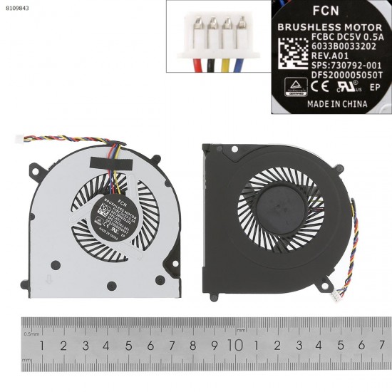 Fan Ανεμιστηράκι HP Elitebook 840 G1 850 G1 840 G2 850 G2 740 745 755