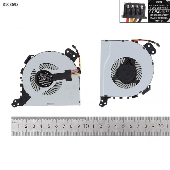 Fan Ανεμιστηράκι Lenovo IdeaPad 320-15IAP  320-17IKB 320-17ISK 4PIN  Fan Ανεμιστηράκι Lenovo IdeaPad 320-15IAP  320-17IKB 320-17ISK 4PIN