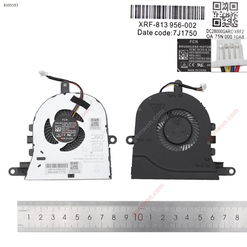 Fan Ανεμιστηράκι Dell Latitude 3490 3590 FX0M0 NPFW6 DC28000K8D0