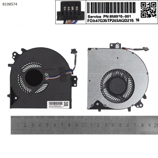 Fan Ανεμιστηράκι HP 450 G5 455 470 G5 L03854-001 4PIN